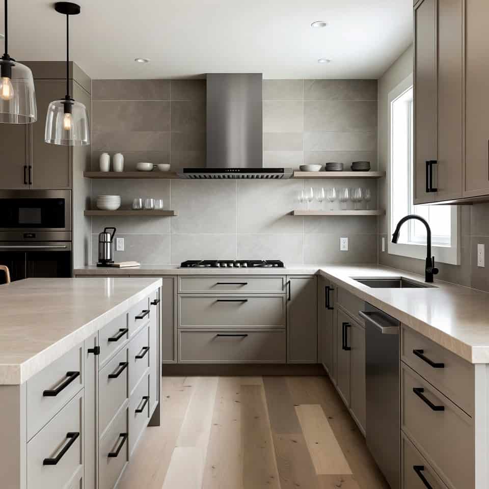 interior design ideas 2026 - matte black finishes