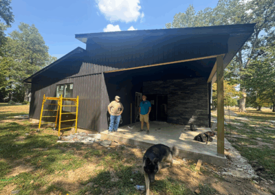 custom home - Sikeston, MO - exterior black - 1027 North Ranney, Sikeston, MO