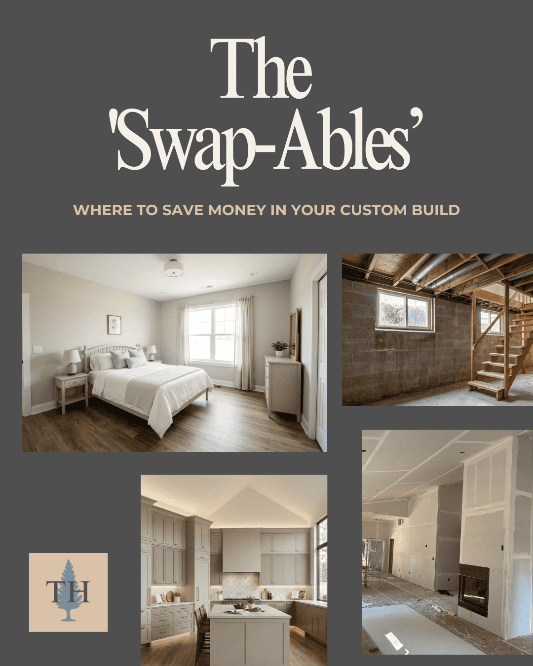 Whether it's leaving a basement unfinished to prioritize main-level craftsmanship or choosing "builder basics" for guest rooms to fund custom cabinetry in the kitchen, we help you navigate the "Swap-Ables."