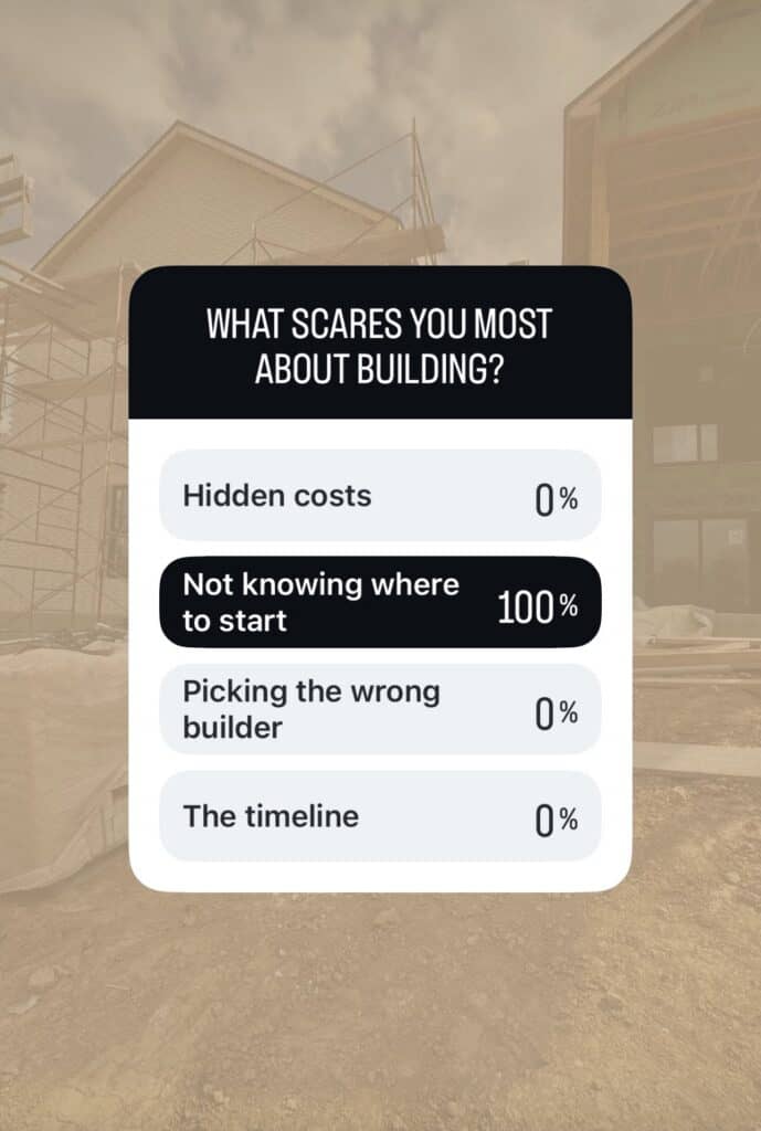 What scares you most about building