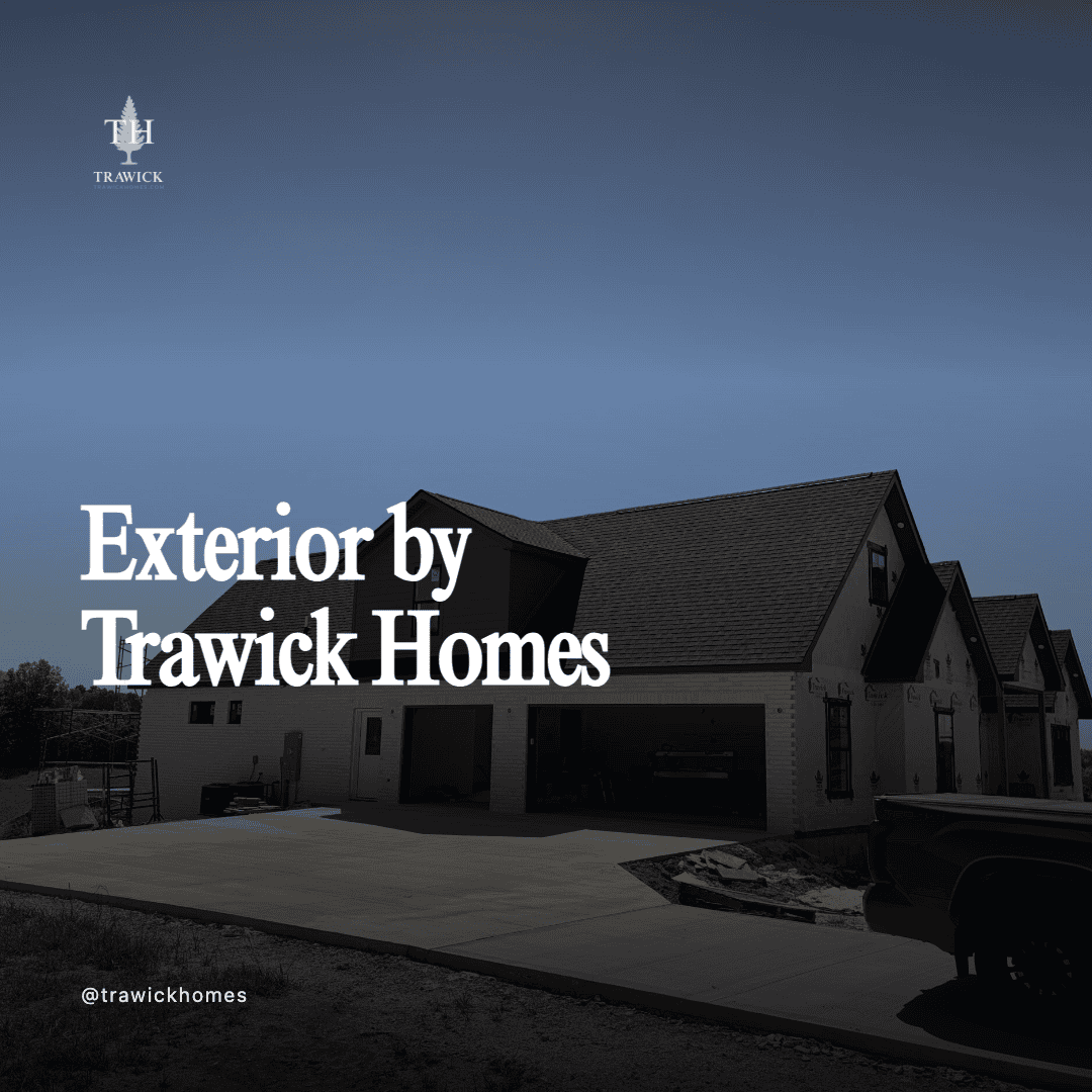 custom home Cape Girardeau exterior by Trawick Homes