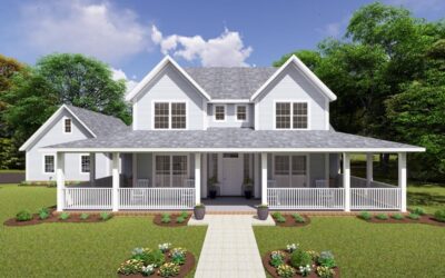 A Country House Plan With Wraparound Porch Missouri Families Love