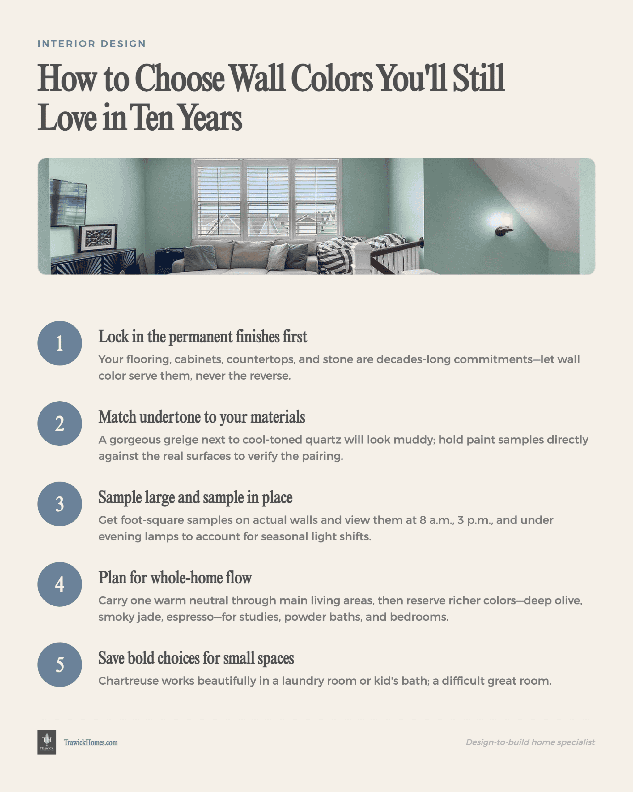 How to Choose Wall Colors You’ll Still Love in Ten Years